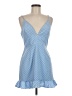 Superdown 100% Polyester Polka Dots Blue Cocktail Dress Size M - photo 1
