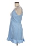Superdown 100% Polyester Polka Dots Blue Cocktail Dress Size M - photo 5