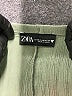Zara Chevron-herringbone Green Casual Pants Size XS - photo 7