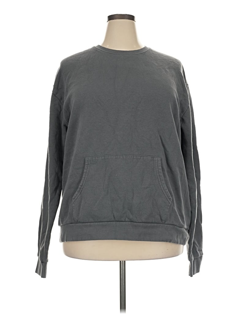 Pre-owned Next Level Apparel Sweatshirt In Gray