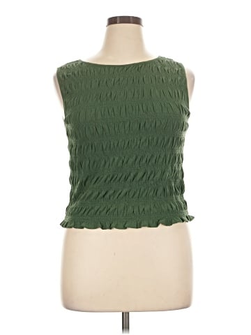 Madewell Smocked Boatneck Tank (view 1)