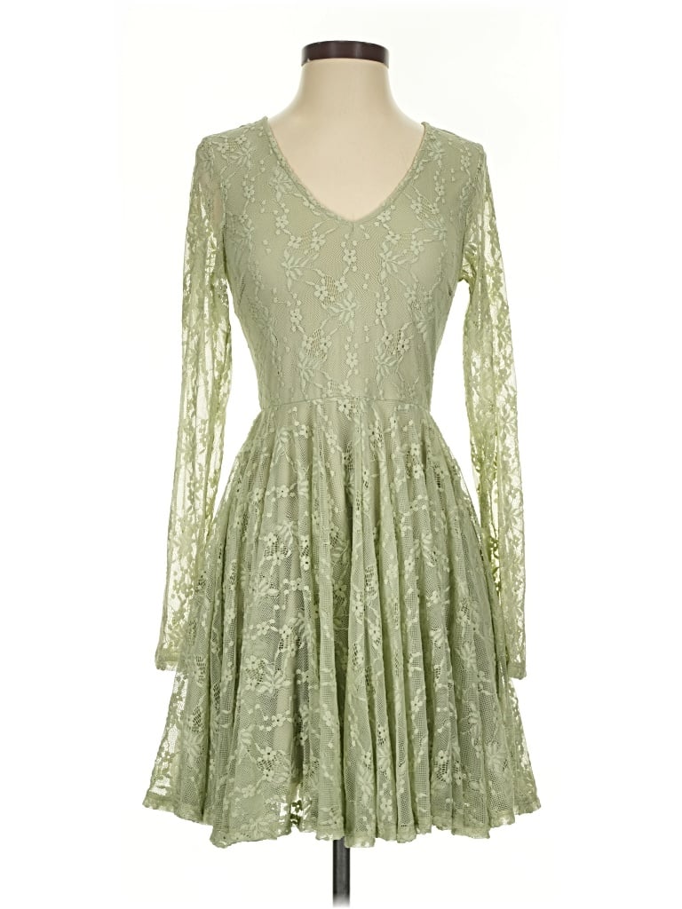 Pre-owned Altar'd State Cocktail Dress In Green