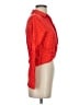 Leith 100% Rayon Red Long Sleeve Polo Size XS - photo 4