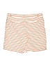 Gap 100% Cotton Stripes Orange Shorts Size 12 - photo 2