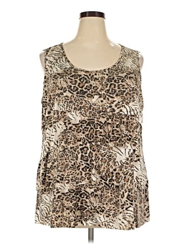 Roz & Ali Sleeveless Blouse (view 1)