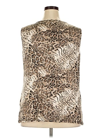 Roz & Ali Sleeveless Blouse (view 2)