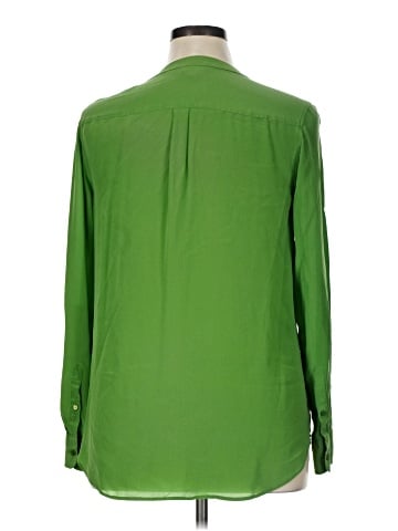 Talbots Long Sleeve Silk Top (view 2)