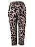 SOHO Apparel Ltd Print Black Active Pants Size 3X - photo 1