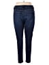 Ann Taylor LOFT Solid Blue Jeans Size 34 waist - photo 2