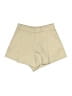 Zara Solid Ivory Khaki Shorts Size XS - photo 1