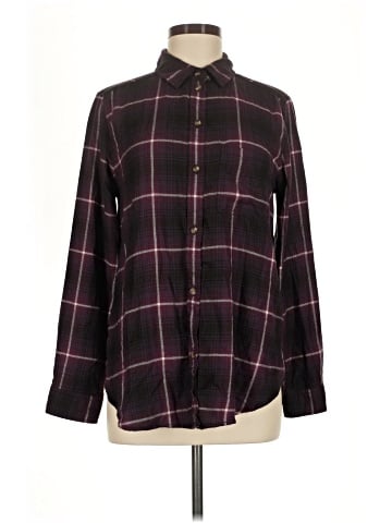 American Eagle Outfitters Long Sleeve Button-Down Shirt (view 1)