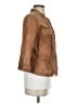 Chico's 100% Leather Brown Leather Jacket Size S - photo 4