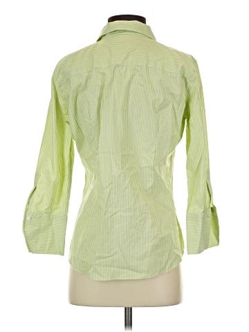 KIRKLAND Signature 3/4 Sleeve Button-Down Shirt (view 2)