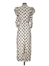 Keepsake 100% Polyester Polka Dots Ivory Casual Dress Size S - photo 2