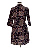 Bebop 100% Polyester Paisley Black Casual Dress Size XL - photo 2