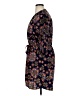 Bebop 100% Polyester Paisley Black Casual Dress Size XL - photo 5
