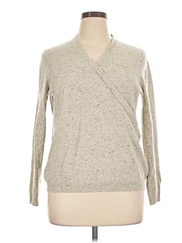 Lands' End Cashmere Cardigan (view 1)