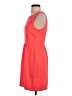 J.Crew 100% Polyester Solid Orange Casual Dress Size 2 - photo 5