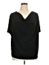 Tahari Black Short Sleeve Top Size 1X - photo 1