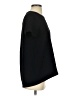 Madewell 100% Polyester Black Leather-Trim Tailored Tee Size XS - photo 4