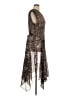 DKNY 100% Polyester Brown Cocktail Dress Size 16 - photo 4