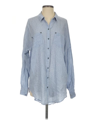Free People Long Sleeve Button-Down Shirt (view 1)