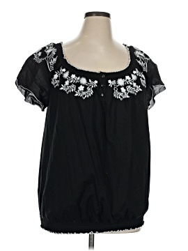 I.N. Studio Short Sleeve Blouse
