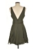 Bebe 100% Polyester Solid Green Cocktail Dress Size 6 - photo 2