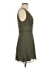 Bebe 100% Polyester Solid Green Cocktail Dress Size 6 - photo 4