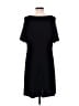 MSK Solid Black Casual Dress Size L - photo 2