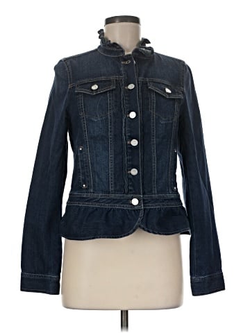 White House Black Market Denim Jacket (view 1)
