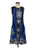 AB Studio Paisley Blue Casual Dress Size S - photo 1