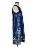 AB Studio Paisley Blue Casual Dress Size S - photo 4