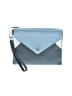 Tory Burch 100% Leather Blue Leather Wristlet One size - photo 1