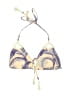 Zingara Tropical Purple Yellow Swimsuit Top Size 12 - photo 1