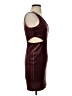 Express Solid Burgundy Cocktail Dress Size XXS - photo 4