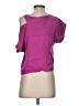 Milly Purple Short Sleeve Top Size S - photo 2