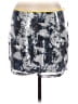 Bar III 100% Polyester Print Silver Blue Formal Skirt Size XL - photo 1