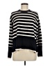 Olivaceous Stripes Black Pullover Sweater Size M - photo 1