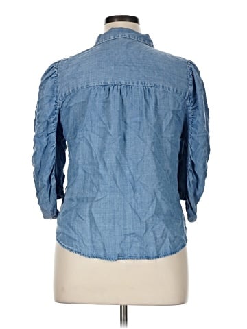 Splendid 3/4 Sleeve Button-Down Shirt (view 2)