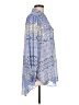 Cato 100% Polyester Paisley Blue Long Sleeve Blouse Size L - photo 4