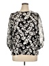Kasper Black 3/4 Sleeve Blouse Size 1X - photo 1