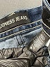 Express Jeans 100% Spandex Solid Blue Jeans Size 8 - photo 7