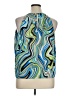 Bar III 100% Polyester Blue Sleeveless Blouse Size XL - photo 2