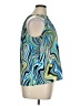 Bar III 100% Polyester Blue Sleeveless Blouse Size XL - photo 4