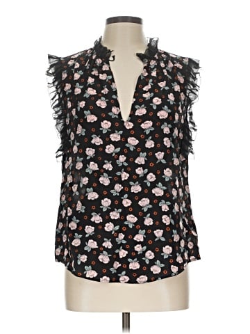 Rebecca Taylor Sleeveless Silk Top (view 1)