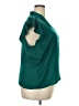 Nine West 100% Polyester Teal Short Sleeve Blouse Size XXL - photo 4