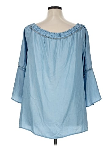 Soft Surroundings 3/4 Sleeve Blouse (view 2)