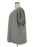 Lane Bryant Houndstooth Silver Short Sleeve Blouse Size 22 - 24 Plus - photo 5