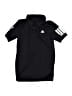 Adidas 100% Polyester Black Short Sleeve Polo Size M (kids) - photo 1